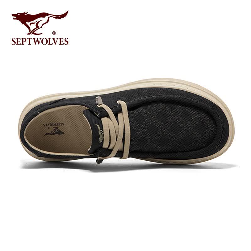 SEPTWOLVES Atmungsaktive Canvas-Freizeitschuhe für Herren