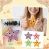 Starfish Shaped Toy for Stress Relief and Sensory Play Squeeze Gel Filled Handheld Fidget for Office Home School Use