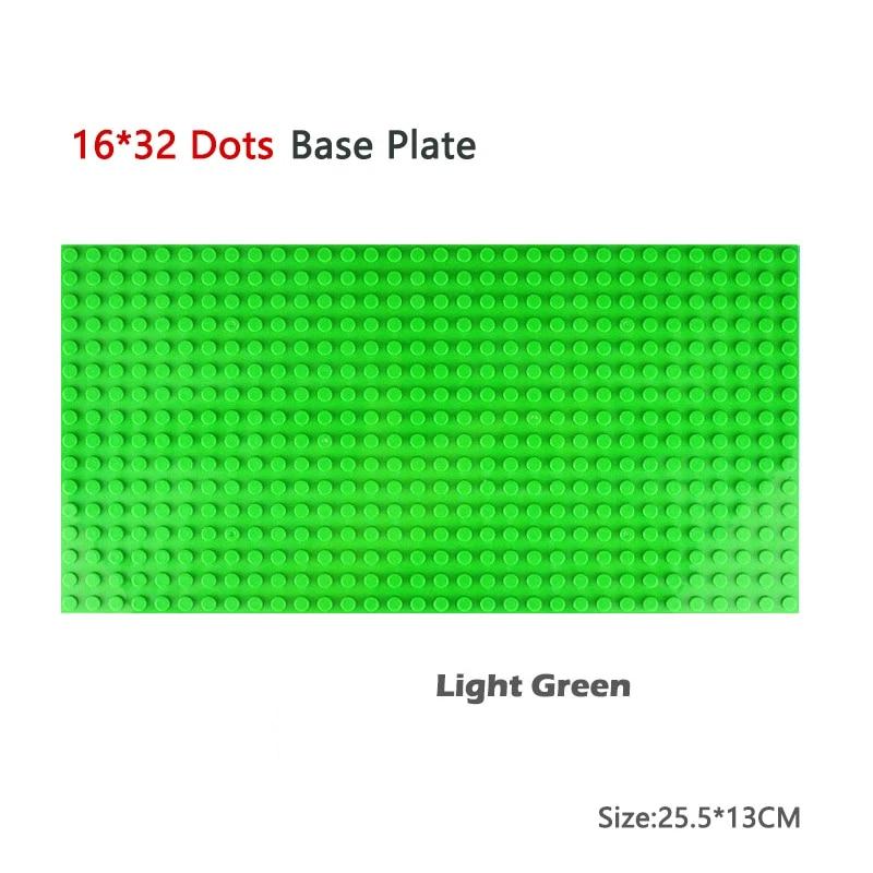 Non-Toxic Classic Baseplate 50X50 32X32 16X32 16X16 Dots Building Blocks Bricks Base Plates Diy Plastic Board Block Construction Brick Toy