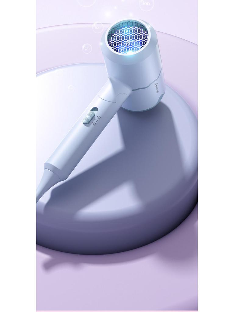 High-Power Folding Hair Dryer for Home and Salon Use