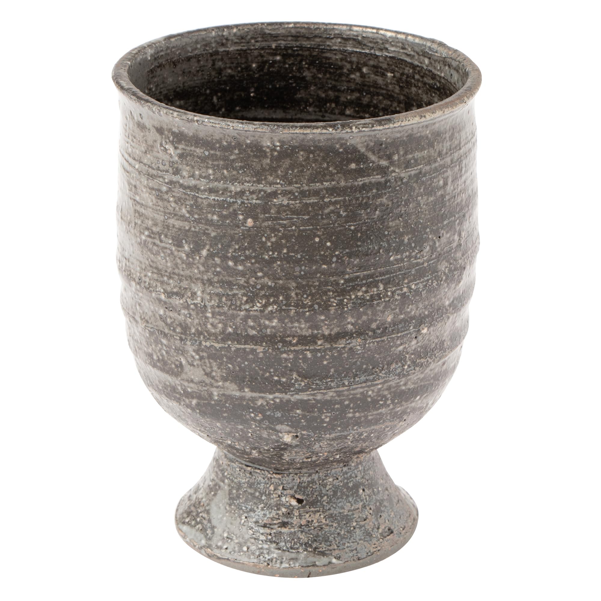 

Marui Seito Shigaraki Ware Hechimon Tumbler, 260ml Capacity, Black Steel, MR-3-4335