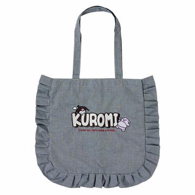 Sanrio KUROMI Frill Tote Bag Japan NEW Sanrio Characters