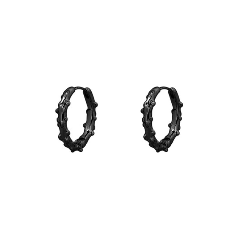 SENTIMENTS NO.614 [BLACK] EARRING