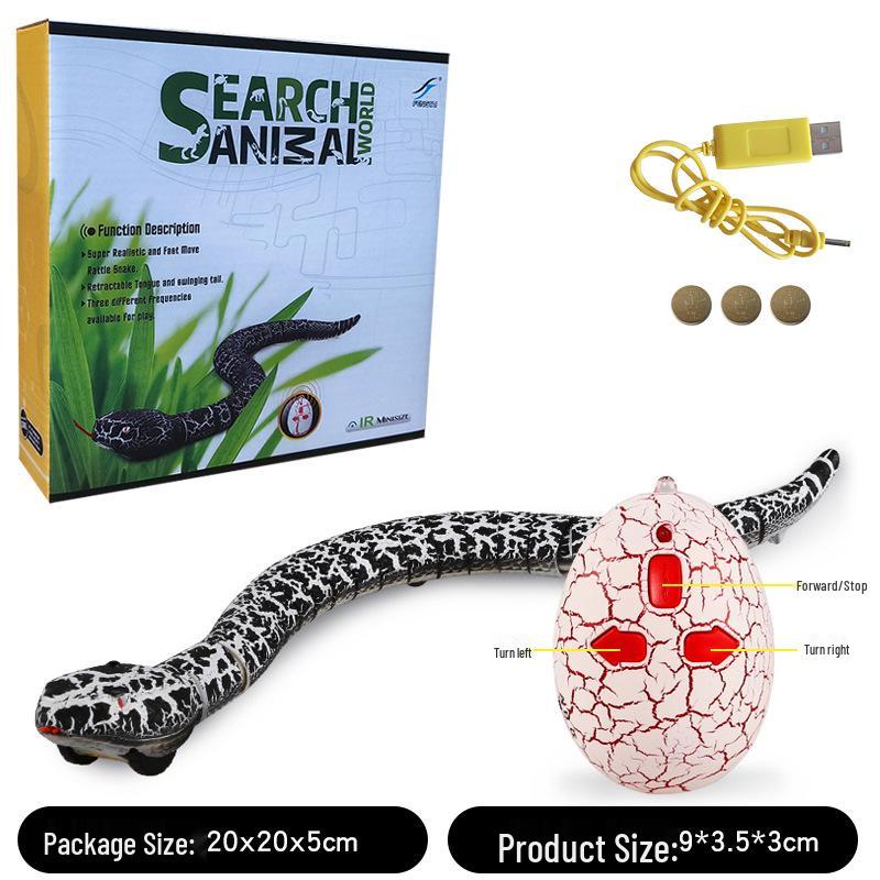 Bionic Remote-Controlled Animal Toy: Cockroach, Centipede, Frog, Crab, Prank Spider, Boa Constrictor, Mouse.