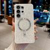 Back with Rhinestones With MagSafe Magnetic Case For Samsung S26 Ultra S26 Plus Galaxy S26 + Glitter Camera Protect Cover