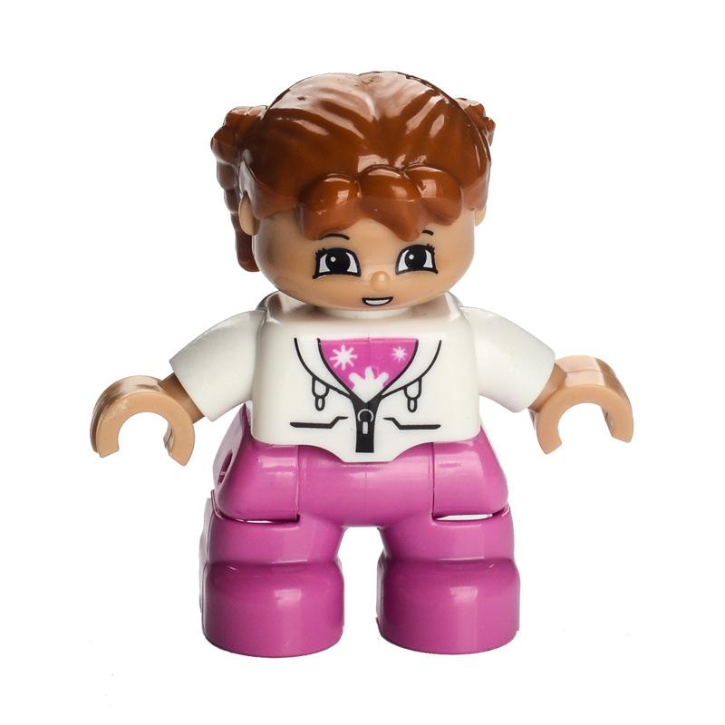 Large Particle Building Block Doll Doll Bulk Assembly Accessories Doll Diy Toy