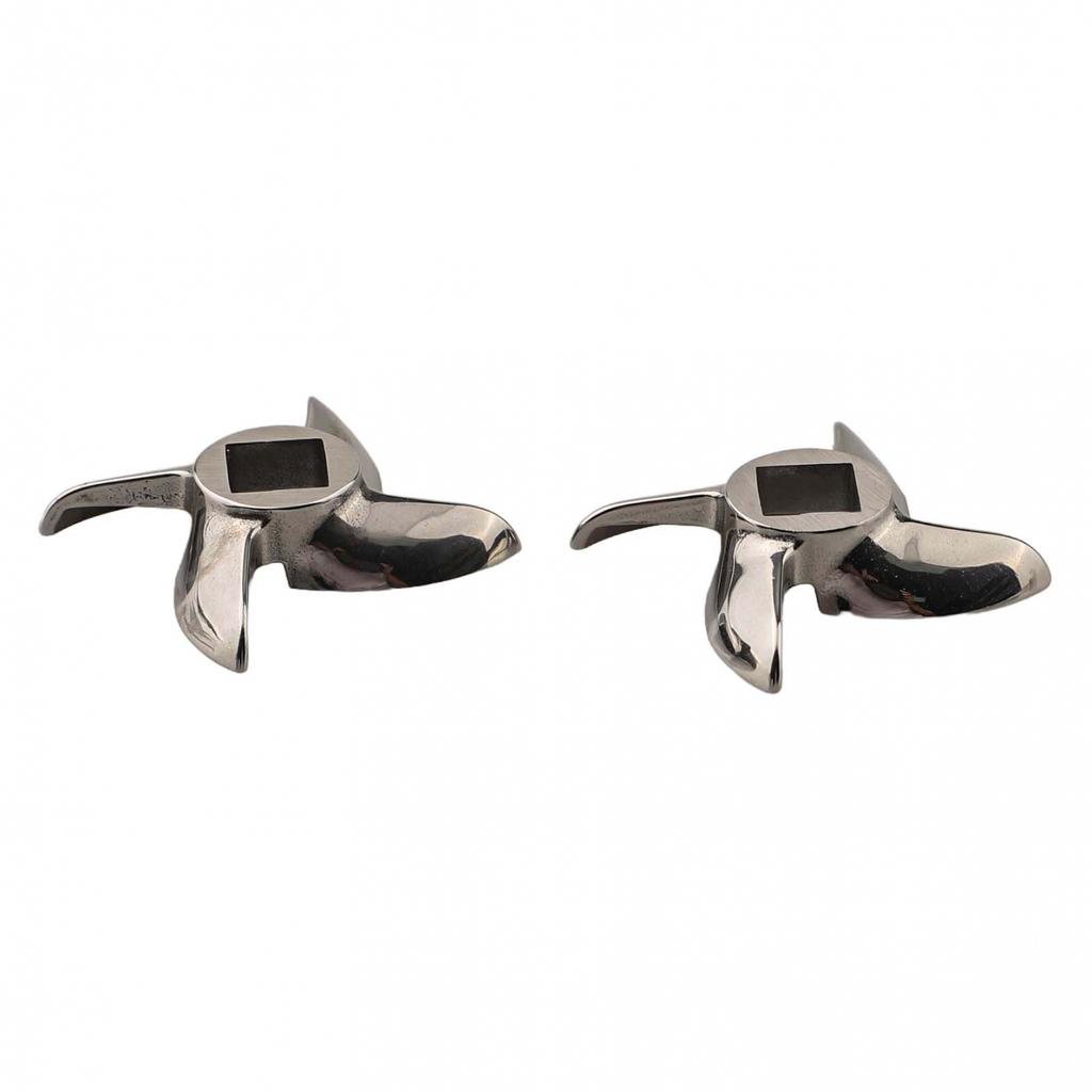 Hochleistungs-Edelstahl-Schneidmesser Kompatibel mit Fleischwölfen Größe 12