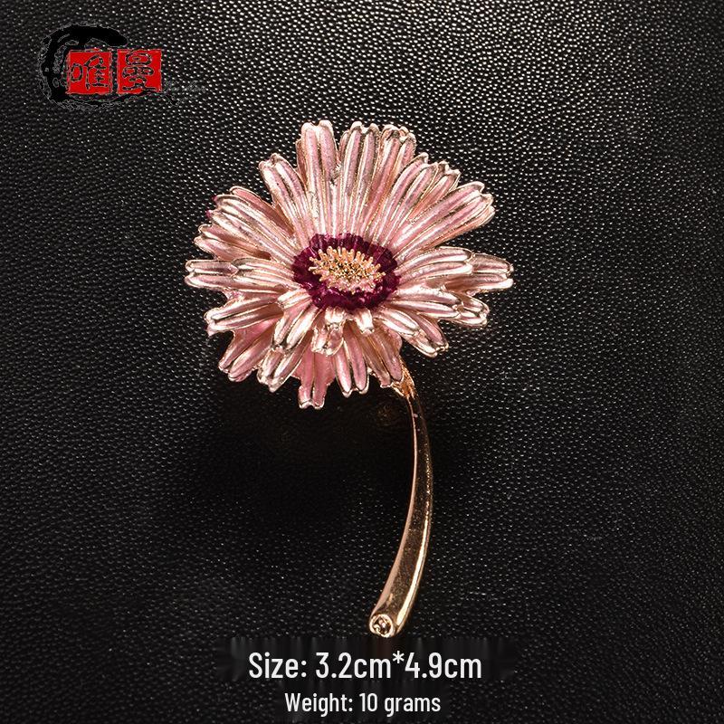 Mori Style Floral Brooch for Women's Cheongsam Suit - Creative Niche Design Corsage