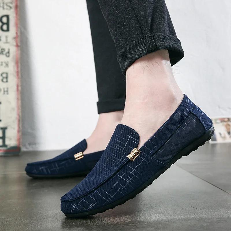 Fashion Men Casual Shoes Breathable Mens Driving Shoes Luxury Brand Men Loafers Comfort Slip-on Lightweight Lazy Shoes Moccasins