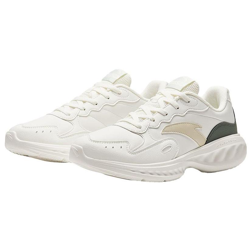 New Anta Nebula Abrasion Resistant Breathable Low Top Casual Running Shoes Women's White 922325571-7