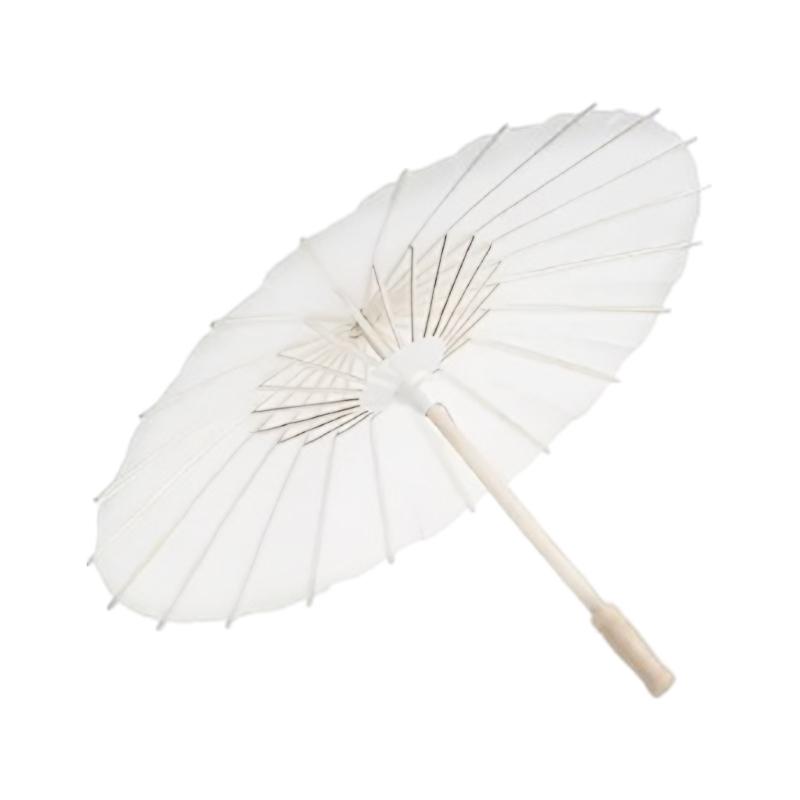 Klassischer Weißer Regenschirm für Braut 1920er Jahre Damenkostüm und Hochzeitsdekorationen Eleganter Sonnenschirm für Hochzeitsgeschenk der Braut