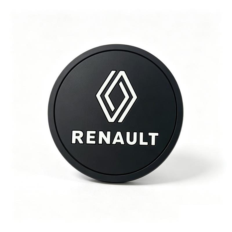Car Sticker Accessories Silicone Coaster Mug Drinks Non-Slip Mat Mute Pad Interior  for Renault DUSTER Megane 2 3 Clio 4 Captur Kadjar Fluence