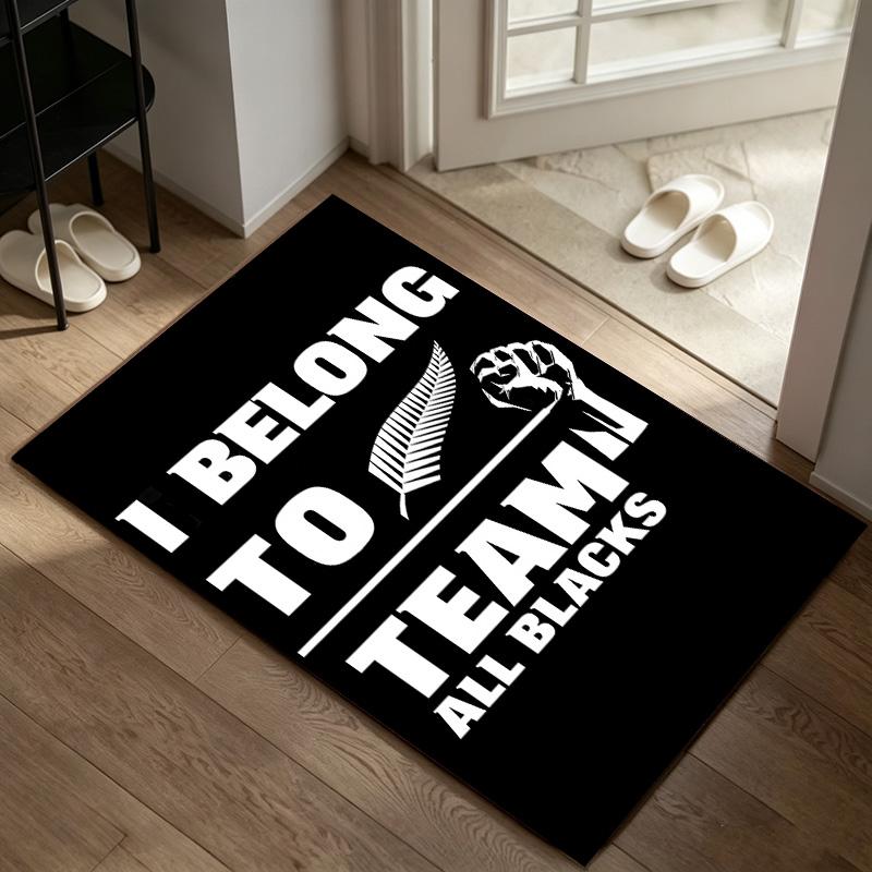 New Zealand All Blacks A rug suitable for office chair areas living rooms and computer desks perfect for home offices and an ideal holiday gift