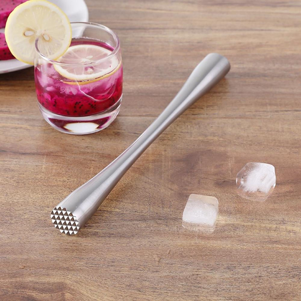 Rod Hammer Stainless Steel Old Fashioned Stirrer Tool Ice Crusher Mojito Muddler Cocktail Mixer