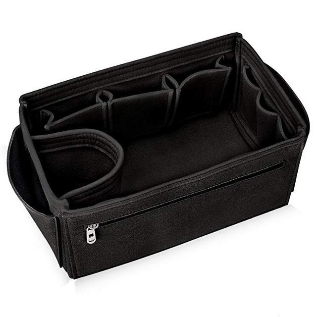 Fashion Women Bag Cosmetic Bags And Make Up Organizer Felt Insert Bag For Handbag Felt Cloth Inner Bag Fits Various Brand Bags