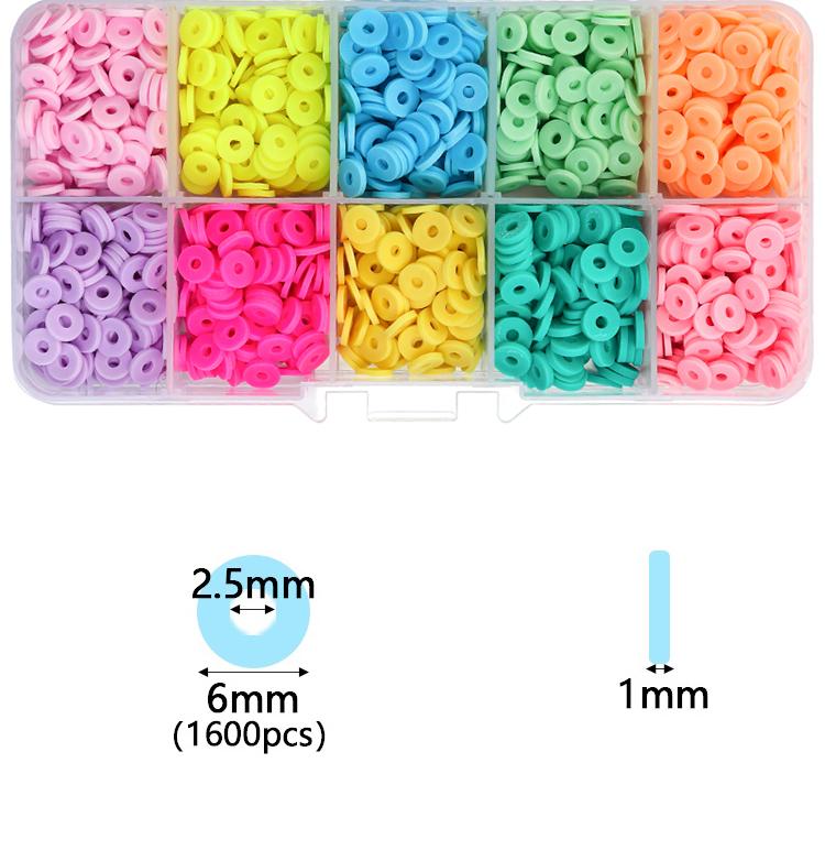 Polymer Clay Beads Box for Jewelry Making Accessories DIY Earring Bracelets Necklace Craft Jewelry Kits For Children Gift