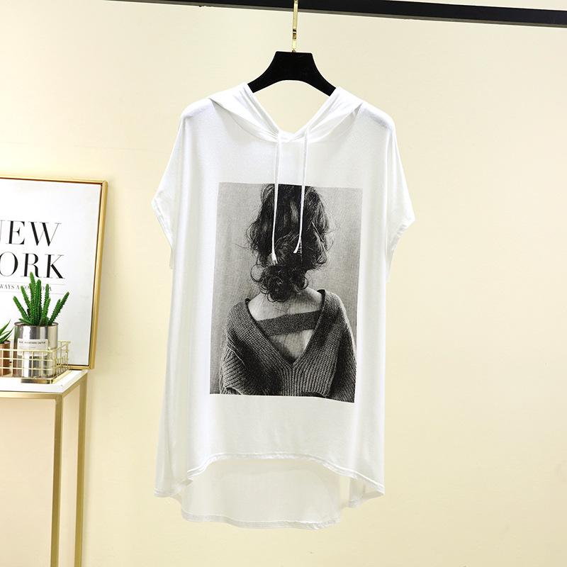 Chic Casual Loose Mid-Length Short Sleeve T-Shirt for Summer - Plus Size Available