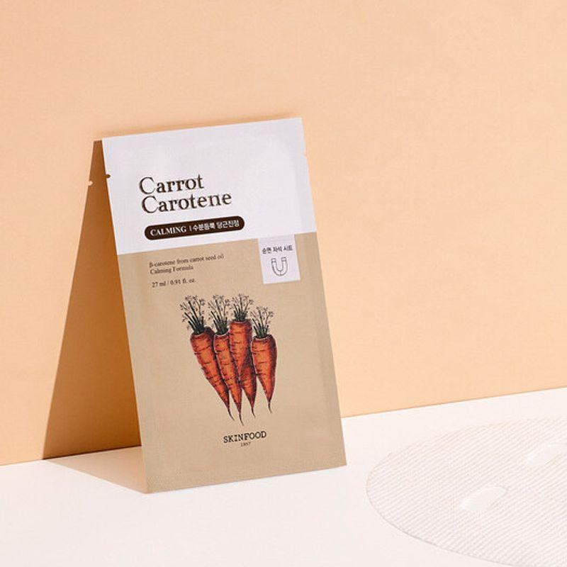 [Feuchtigkeitsberuhigende Maske] Karotten-Karotin-Maskenpackung (10 Blätter)
