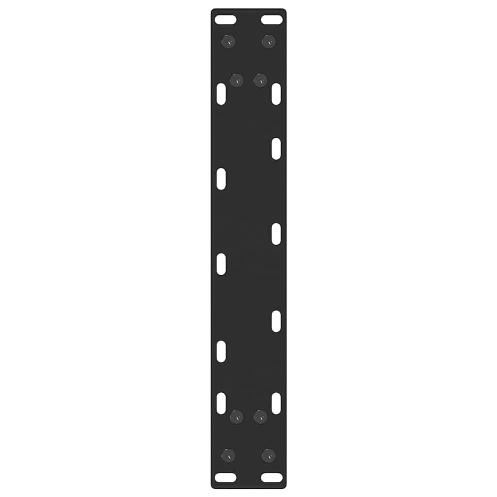 Coffee Table Legs, 2 Pcs., Black, 38X(72-73) Cm, Steel