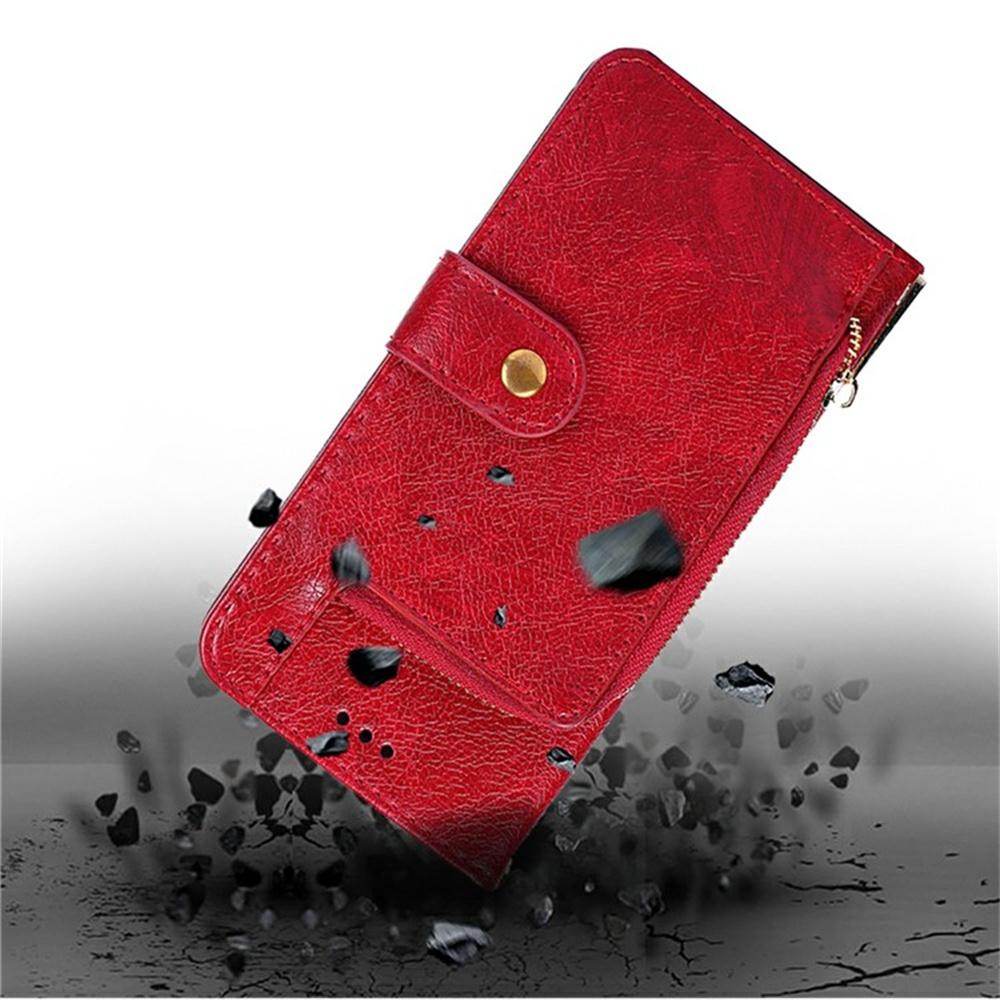 Per Realme C71 4G Custodia Tasca con Cerniera Portafoglio in Pelle PU Flip Cover per Telefono