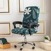 1PC Elastic Computer Office Chair Cover Floral Printed Anti-dirty Rotating Stretch Gaming Desk Seat Chair Slipcover for Armchair