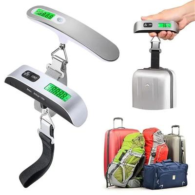 Portable LCD Digital Hanging Scale Luggage Suitcase Baggage Weight Travel Scales With Belt For Electronic Weight Tool 50kg/110lb