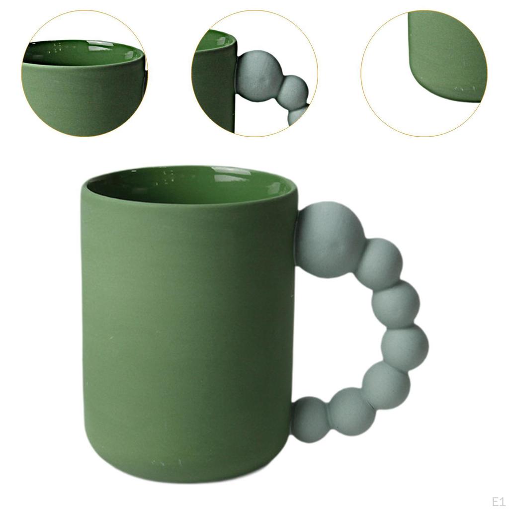 -Cup Drinks with Handle Milk Tea Water Cup for Café Birth Gifts