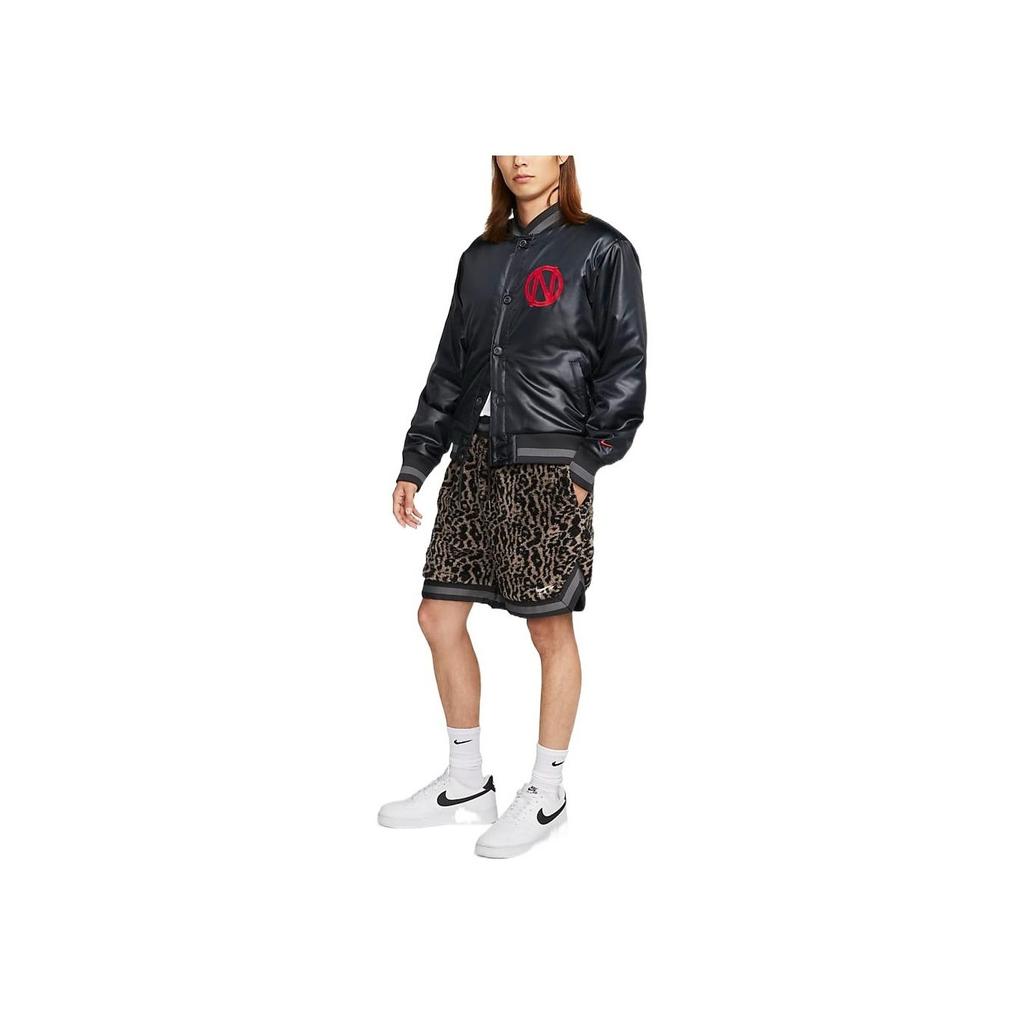 Nike Alphabet Pattern Single-Breasted Warm Long-Sleeve Jacket Men Jacket Black DQ6204-045