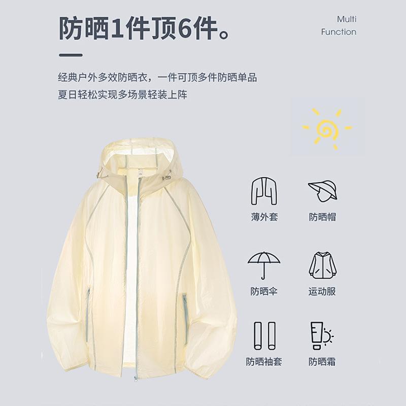 Sunscreen clothes women's 1011 new summer light and thin UV protection fashion ice silk quick-drying cool coat