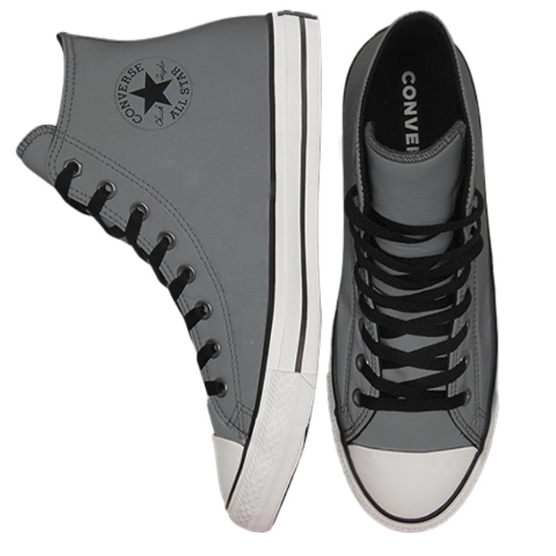 Converse Chuck Taylor All Star Hi-Vis Fabric Reflective Vintage Non-slip High-top Skate Shoes Unisex Gray