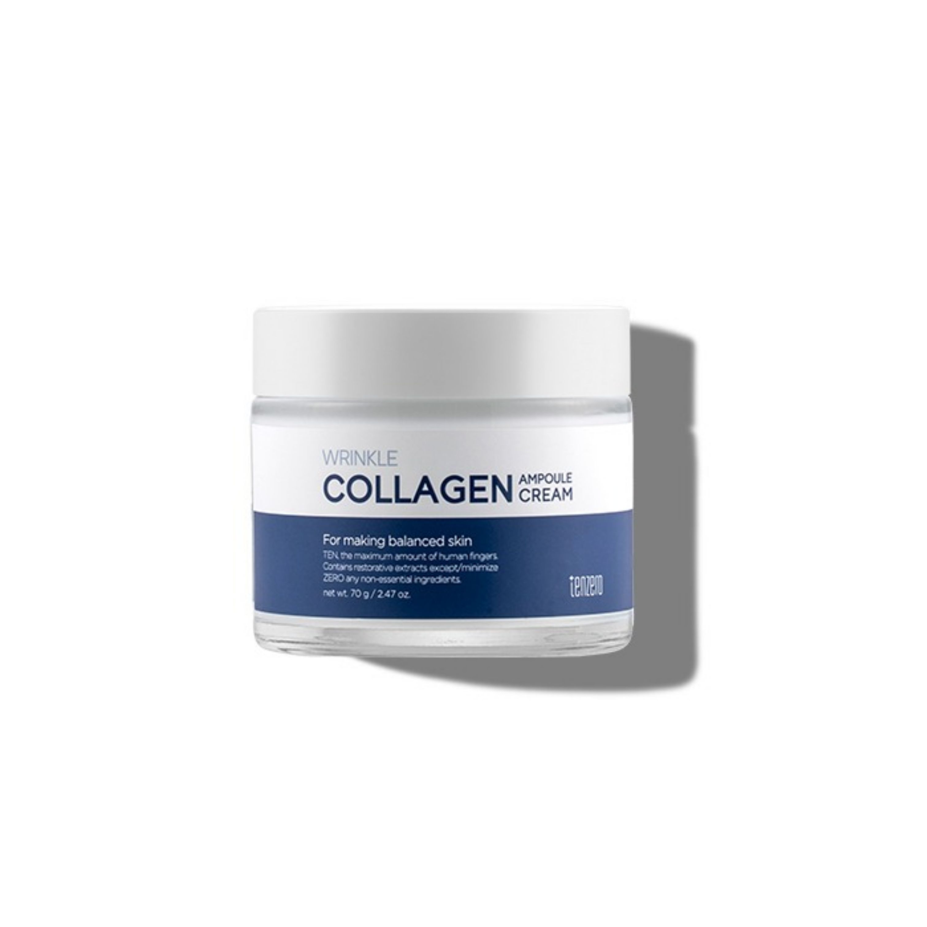 TENZERO Wrinkle Collagen Ampoule Cream 2X 70g