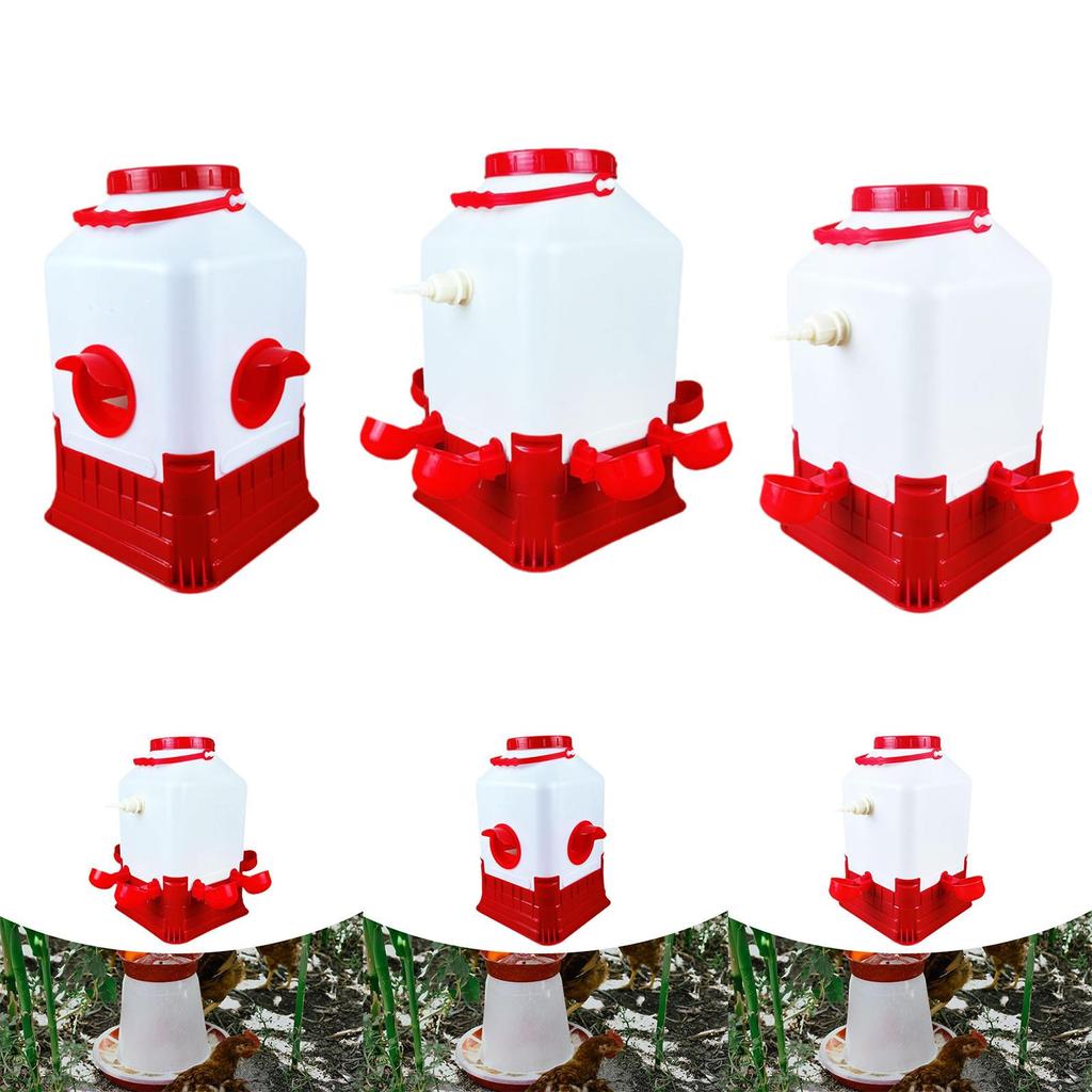 Chick Waterer Chicken Coop Accessories No Waste Drinking Bowl Practical Portable Automatic Drinker