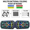 Portable Foldable Push Up Board With Handles Multifunctional Training Equipment For Chest Abdomen Arms Back Workout
