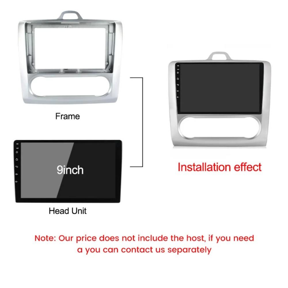 9-Inch Automotive Android For Ford Focus 2 S-Max For Media Player Panel Radio Guard Frame Mounting Bracket Kit Frame Frame Edge