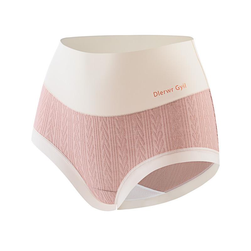 

Нижнее белье из хлопкового жаккарда с высокой талией для женщин XXL (135-80 kg) розовый