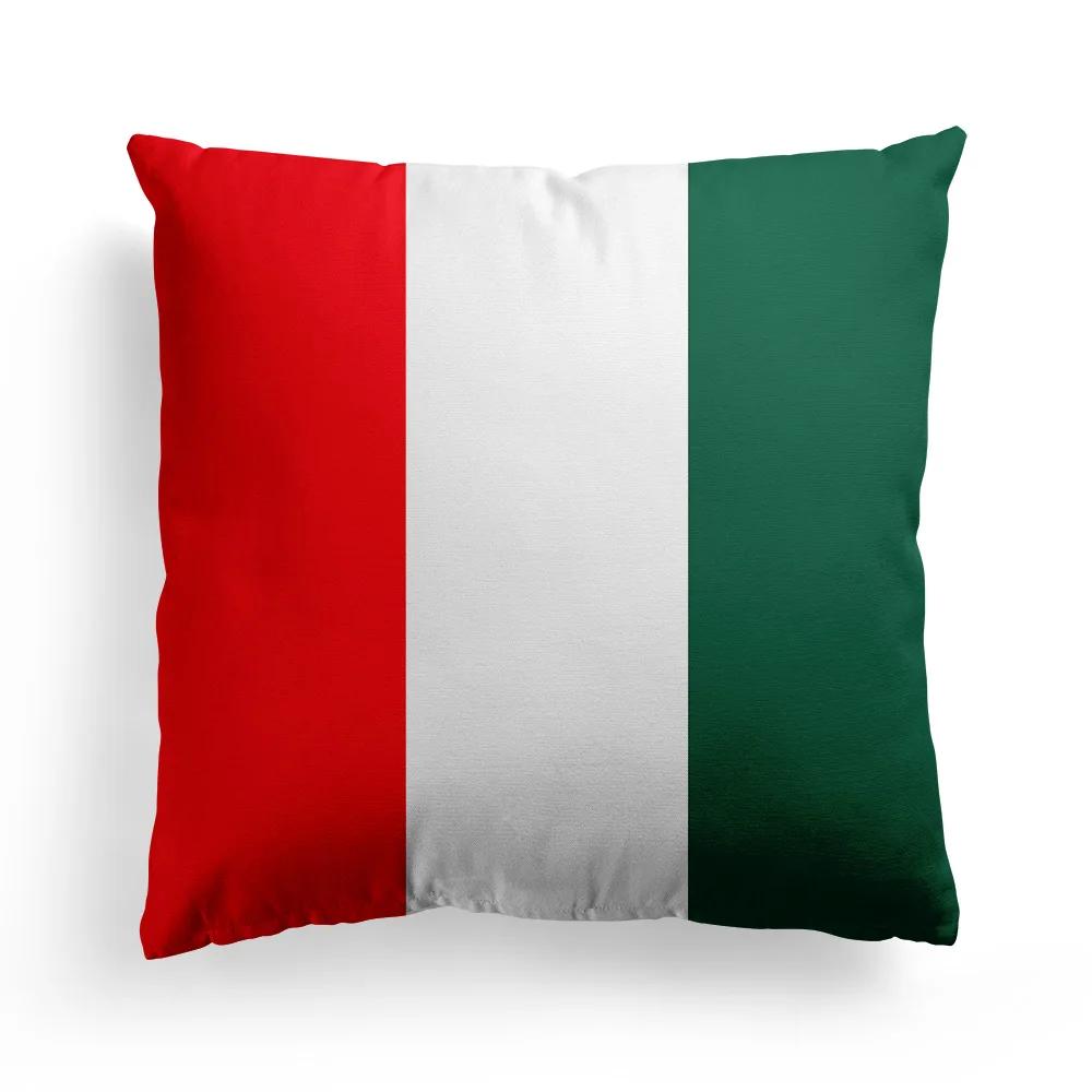 American Sofa Pillowcase Living Room European Style Rice Flag Mediterranean Bay Window Pillow British Poszewki Na Poduszki