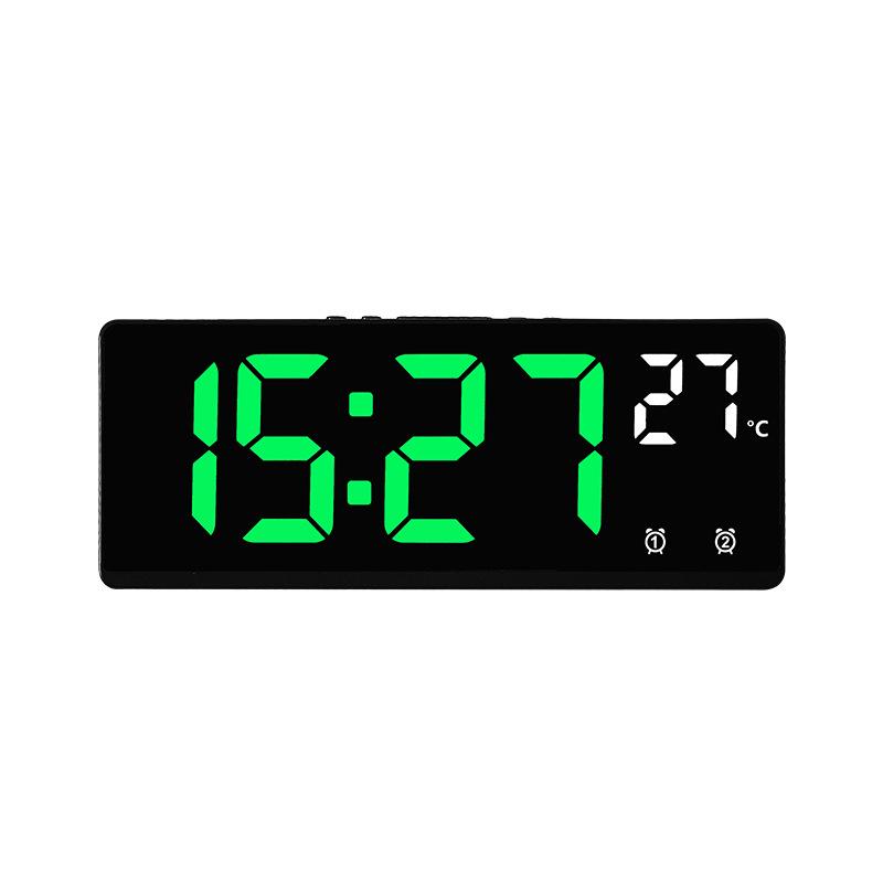 Multifunctional Electronic Clock with Large Screen and Multiple Alarms for Students (Model 6631)
