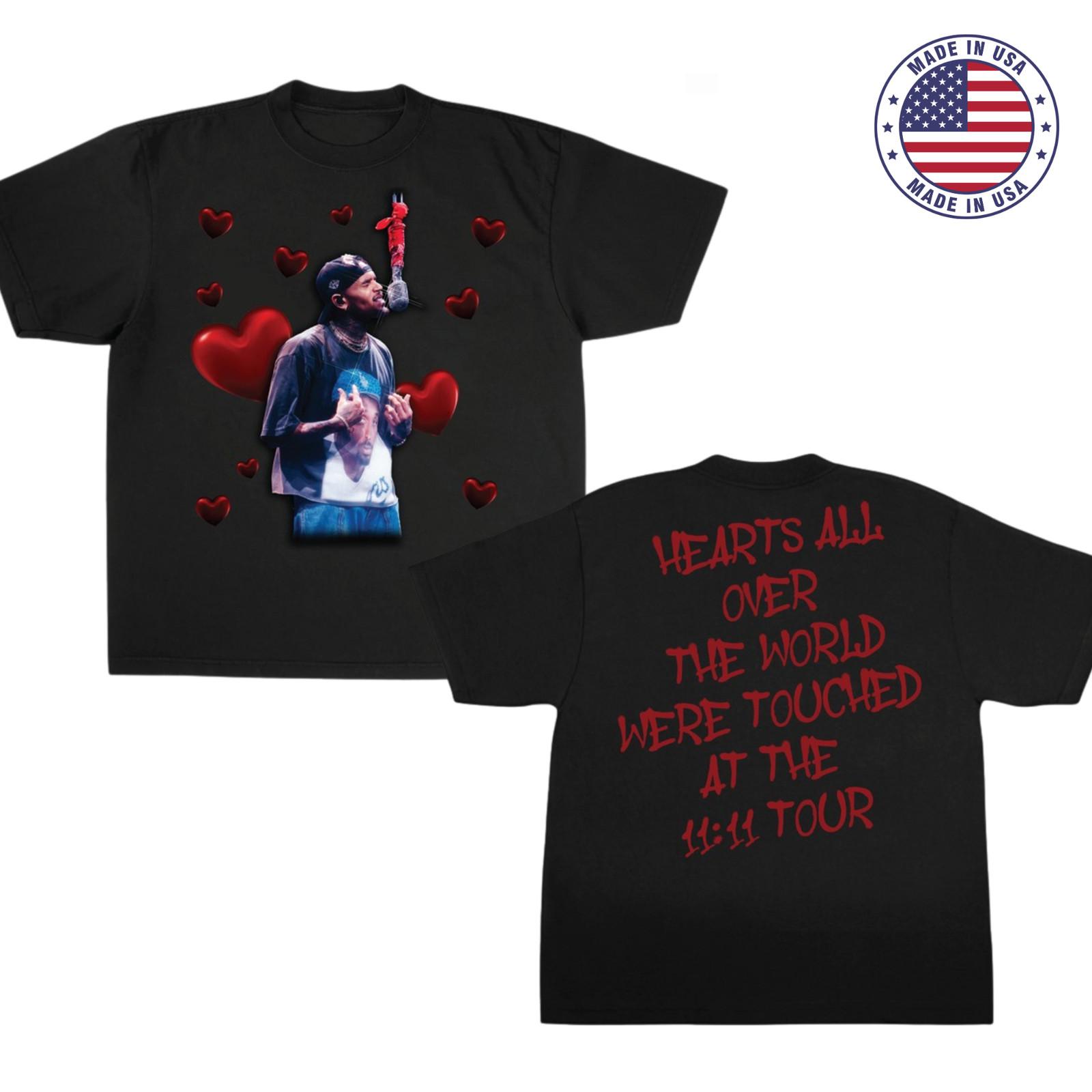 Chris Browns Heartfelt T-Shirt Unisex Heavy Cotton All Sizes XL