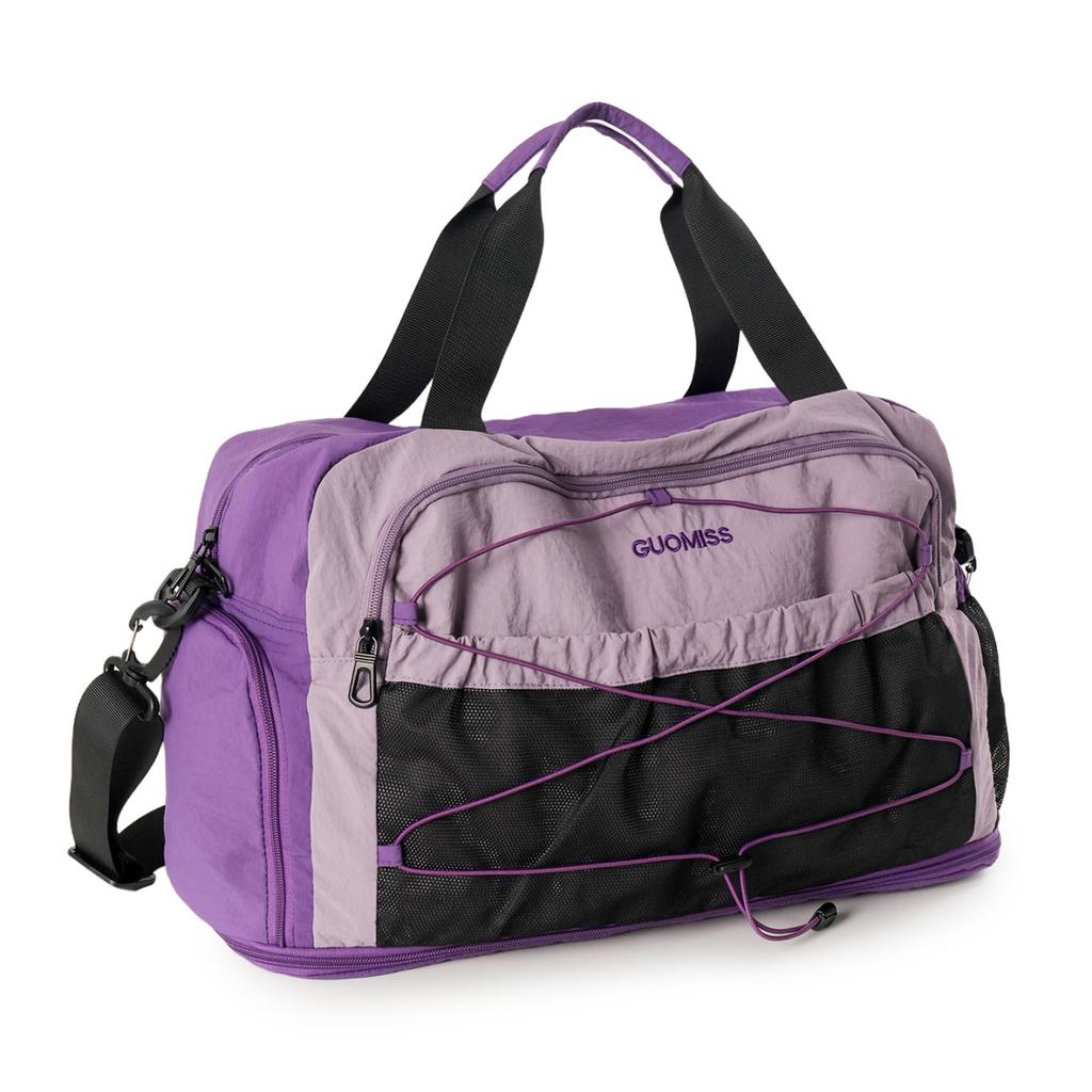 Large Capacity Portable Fashion Travel Bag Women's Short-distance Travel Storage Luggage Bag Men's Wet and Dry Separation Sports Fitness Bag