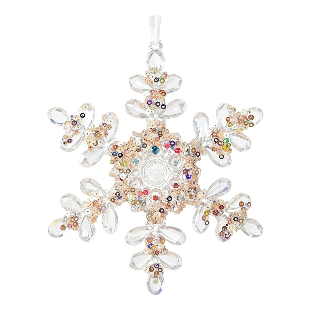 3D Acrylic Christmas Ornaments Sequin Acrylic Ornaments, Christmas Tree Scene Ornaments