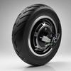 High Speed Scooter Motor Engine Motor for E-Scooter 36V 48V 350W Motor Rear Wheel Scooter Strengthen Tire Split Skateboard Motor