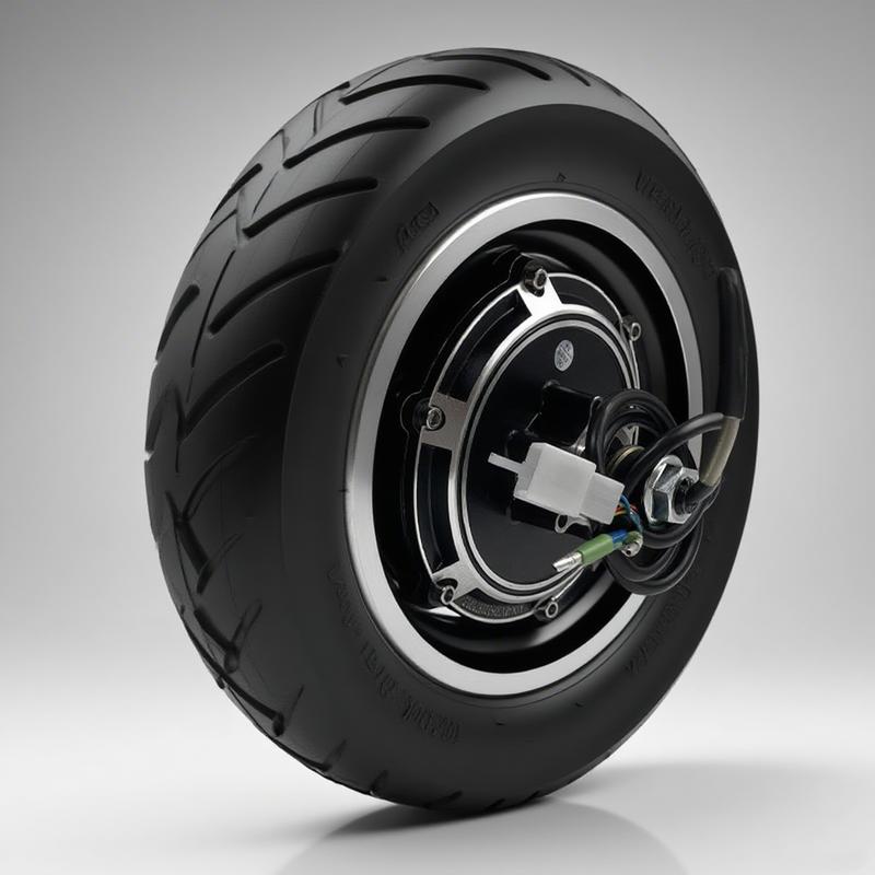 High Speed Scooter Motor Engine Motor for E-Scooter 36V 48V 350W Motor Rear Wheel Scooter Strengthen Tire Split Skateboard Motor