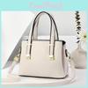 Womens Chic Handheld Pu Shoulder Bag With Inner Pocket For Casual Outings