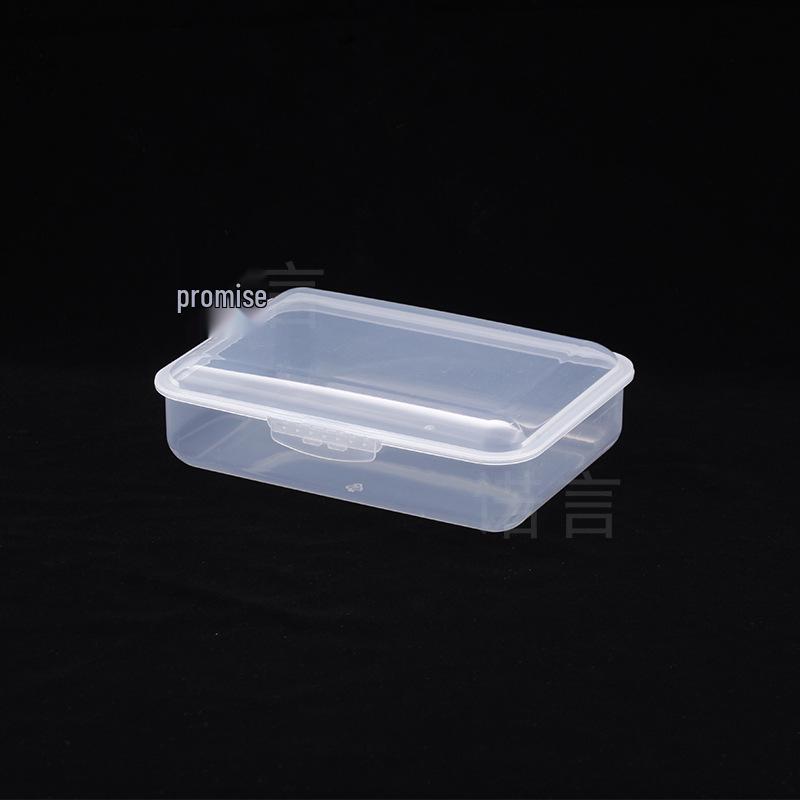 Rectangular Transparent Plastic Storage Box for Hardware, Jewelry, or Components