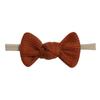 Tie Children'S Bow Headband Solid Color Knitted Waffle Baby Baby Headband Hair Accessories 2526