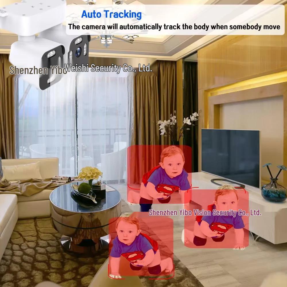 Caméra WiFi HD iCAM36 Extérieure Double Cardan Double Caméra