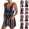 Rompers For Women Summer Casual Sleeveless Overall Comfy Loose Spaghetti Strap Romper Fashion Jumpsuit With Pockets