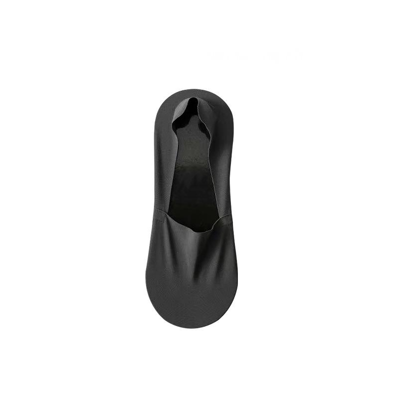 Men's Non-Slip No-Show Boat Socks - Thin, Seamless, Low-Cut, Pure Cotton, Ice Silk.