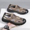 Summer Breathable Men's Bag Head Sandals Hollow Mesh Hole Shoes Outdoor Non-slip Lightweight Sports Leisure Beach Shoes