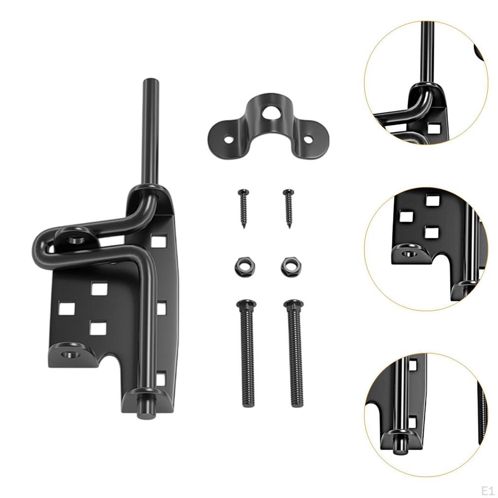 Barn Door Lock Locking Hardware Metal Heavy Duty Slide Bolt Gate Latch for Outdoor Garage
